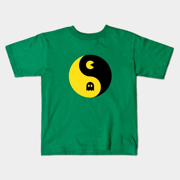 Yin Yang Ghosts Kids T-Shirt by tshirtbaba